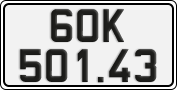 License plate of Vietnam, Cars
