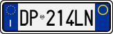 License plate of Italy, Cars (1994 year series)