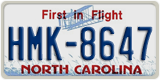North Carolina, ABC-1234