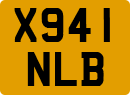 License plate of the United Kingdom, 1983 year system