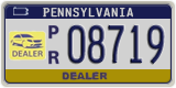Pennsylvania, Dealer (N/D 12345 | P/R 12345)
