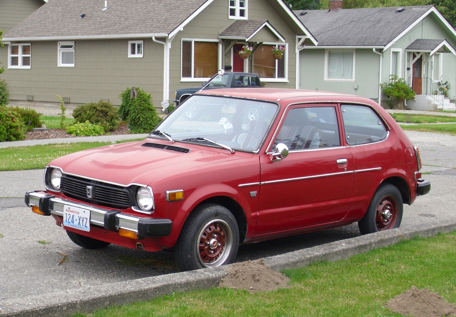 124-XYZ, Honda Civic 1st gen 2-door Sedan/3-door Hatch (SB1/SG/SH/SE/VB), 1972–1979