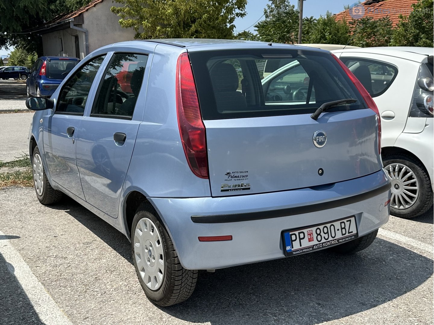 PP 890-BZ, FIAT Punto 2nd gen (Classic) 5-door Hatch (188), facelift, 2003–2010