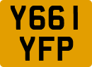 License plate of the United Kingdom, 1983 year system