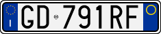 License plate of Italy, Cars (1994 year series)