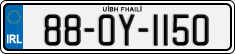 License plate of Ireland, Regular plates