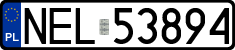 License plates of Poland, Regular car plates