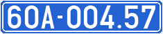License plate of Vietnam, Government and public administrations