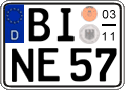 German license plate, Seasonal plates