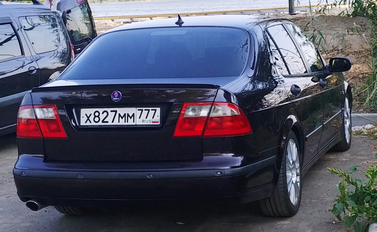 х 827 мм 777, SAAB 9-5 1st gen Sedan (YS3E), 1st facelift, 2002–2005