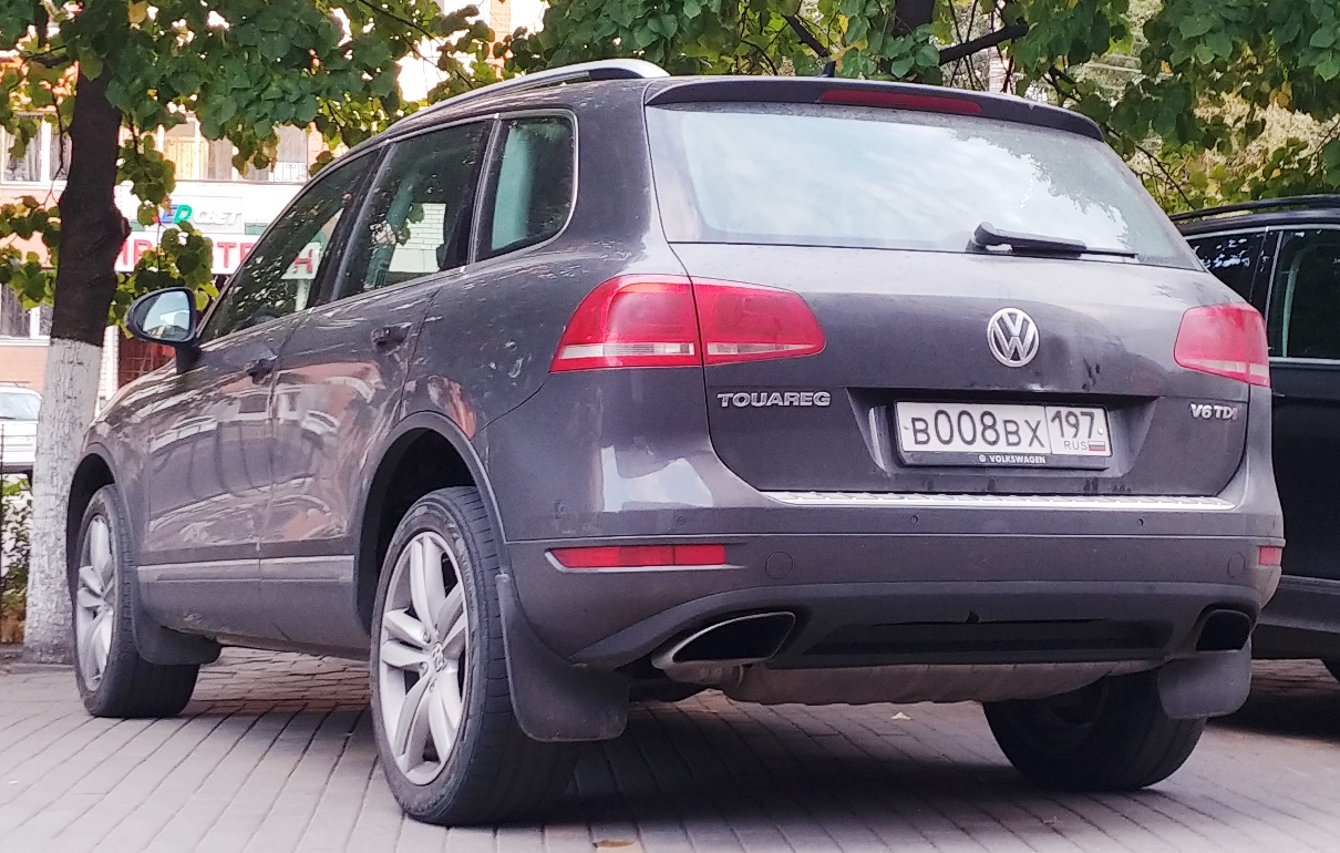 в 008 вх 197, Volkswagen Touareg 2nd gen (7P), 2010–2018