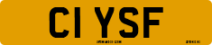 License plate of the United Kingdom, 1983 year system