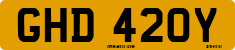 License plate of the United Kingdom, 1963 year system