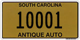 South Carolina, Antique Auto (1234,12345)
