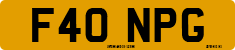 License plate of the United Kingdom, 1983 year system