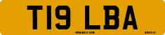 License plate of the United Kingdom, 1983 year system
