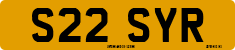 License plate of the United Kingdom, 1983 year system