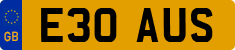 License plate of the United Kingdom, 1983 year system