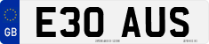 License plate of the United Kingdom, 1983 year system
