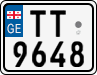 License plate of Georgia, Motorcycles (2014)
