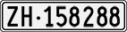 License plate of Switzerland, Cars