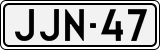 License plate of Finland, Cars