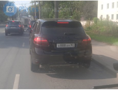 а888ан83, Porsche Cayenne