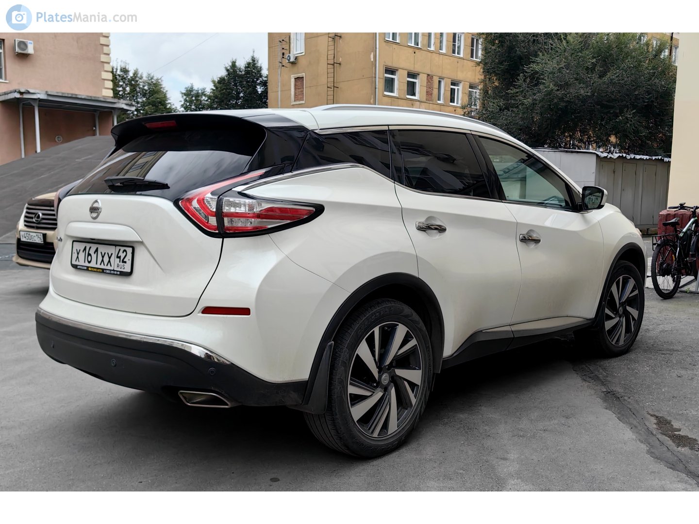 х 161 хх 42, Nissan Murano 3rd gen (Z52), 2014–2024