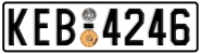 License plate of Greece, Cars