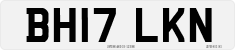 License plate of the United Kingdom, 2001 year system