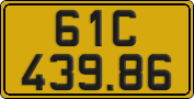 License plate of Vietnam, Commercial vehicles