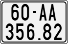 License plate of Vietnam, Motorcycles