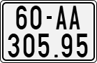 License plate of Vietnam, Motorcycles