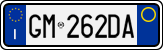 License plate of Italy, Cars (1994 year series)