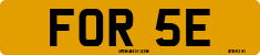 License plate of the United Kingdom, 1963 year system
