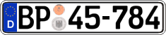 German license plate, Authorities and federal agencies