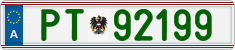 License plate of Austria, Official services and consulates