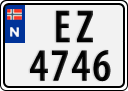 License plate of Norway, Trailers, motorcycles, special vehicles