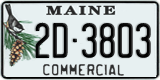 Maine, Commercial vehicles (1A-2345)