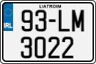 License plate of Ireland, Regular plates