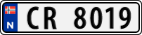 License plate of Norway, Trailers, motorcycles, special vehicles
