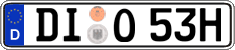 German license plate, Plates for oldtimers (type 