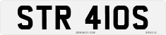 License plate of the United Kingdom, 1963 year system