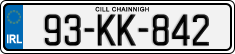 License plate of Ireland, Regular plates
