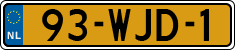 License plate of the Netherlands, Trailers