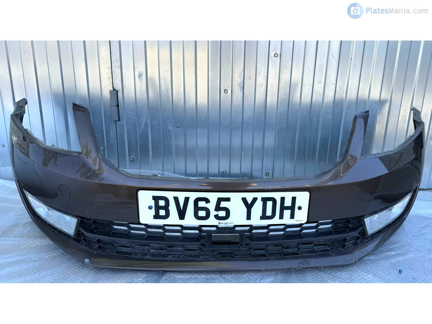 BV65YDH, License plate without vehicle 