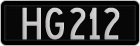 License plate of New Zealand, AB1(234)