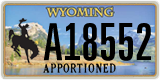 Wyoming, Apportioned (A12345)