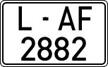 License plates of Spain, 1971 year series
