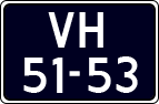 License plate of the Netherlands, Motorcycles